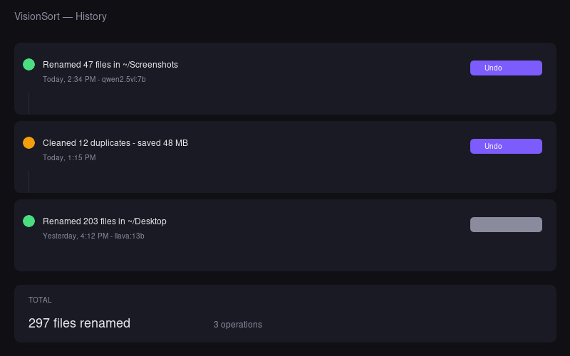 VisionSort screenshot 3